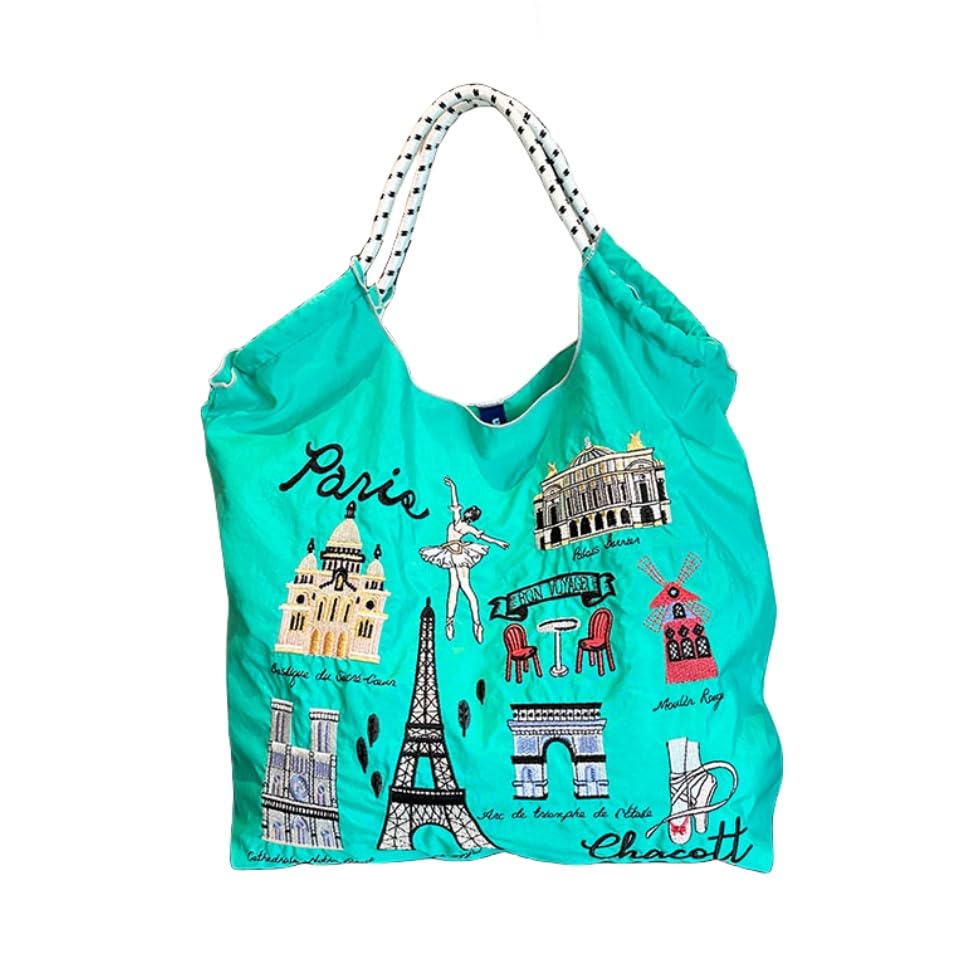 BALL＆CHAIN ×TOLIGHTBAG Amazon.com: Ball&Chain Embroidered Doughnut Pattern Tote Bag